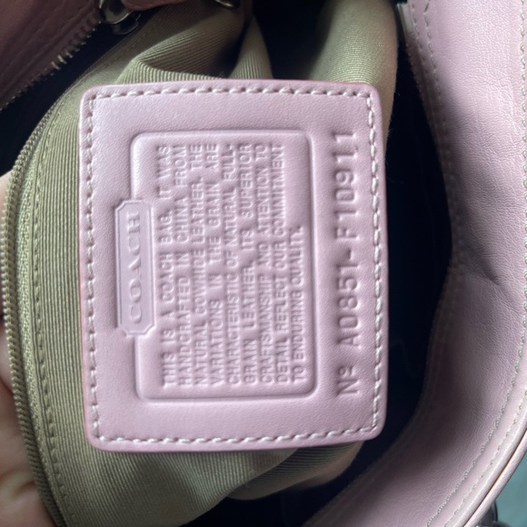 Coach baby pink mini tote bag - Picture 9 of 9